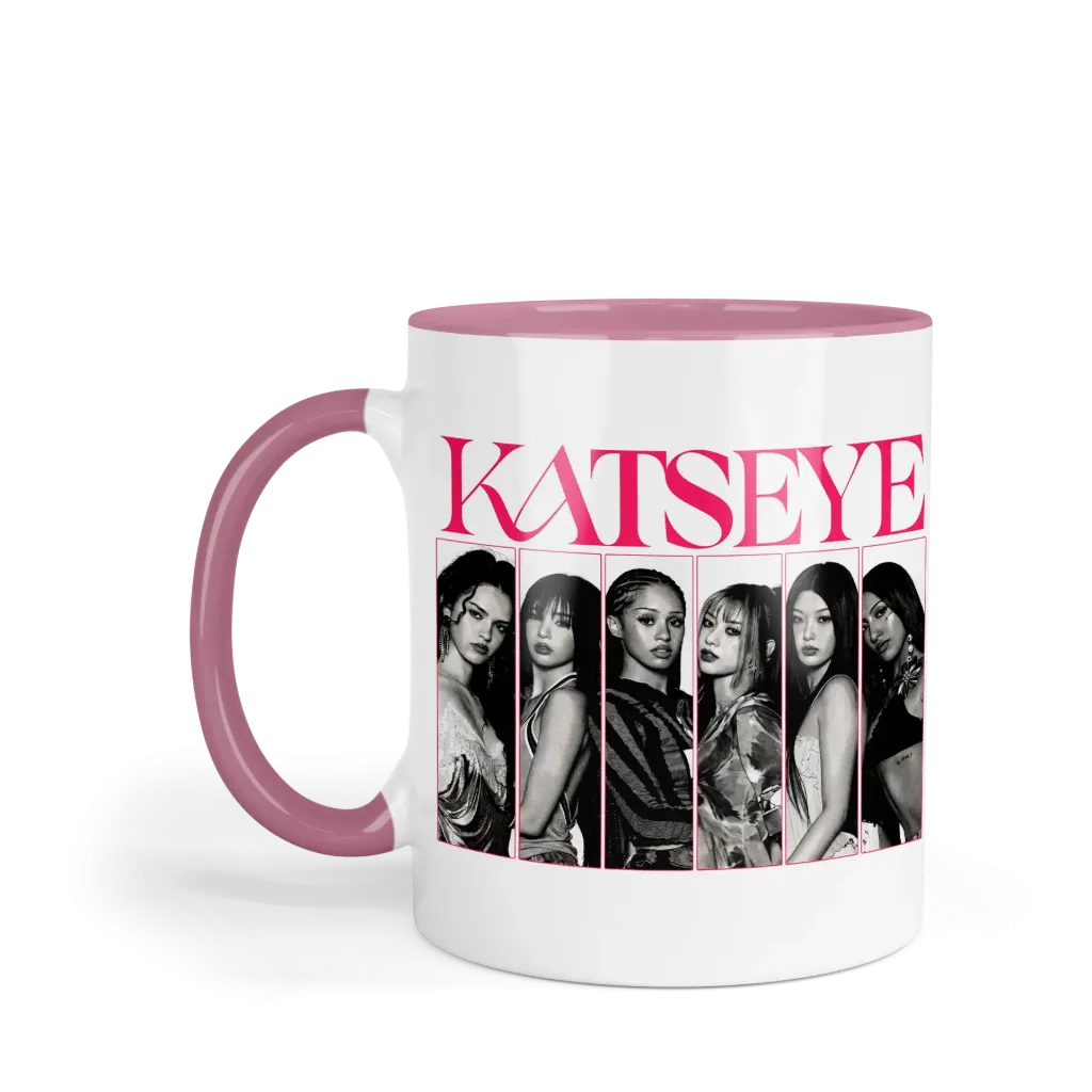 Taza 11 Oz LK1100. Katseye Eyekons (Sin personalizado)