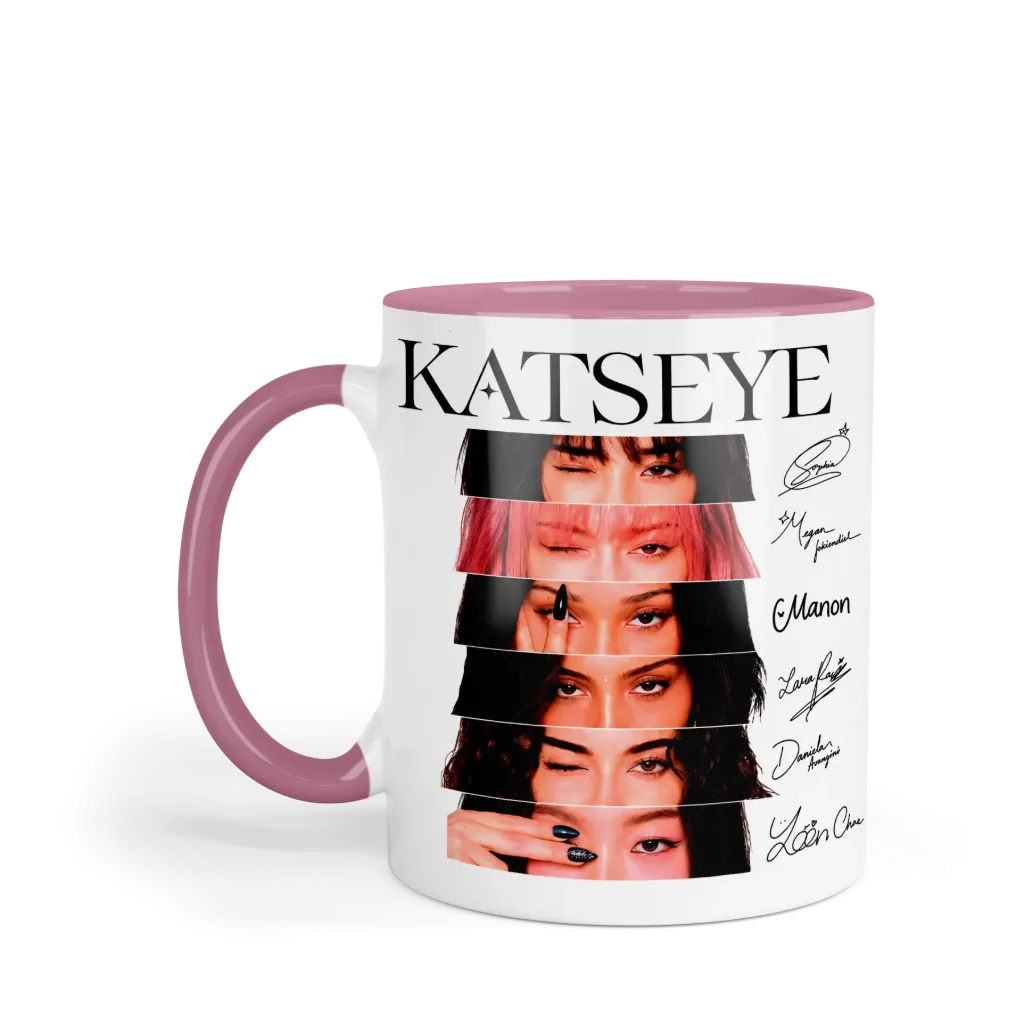Taza 11 Oz LK1101. Katseye Eyekons
