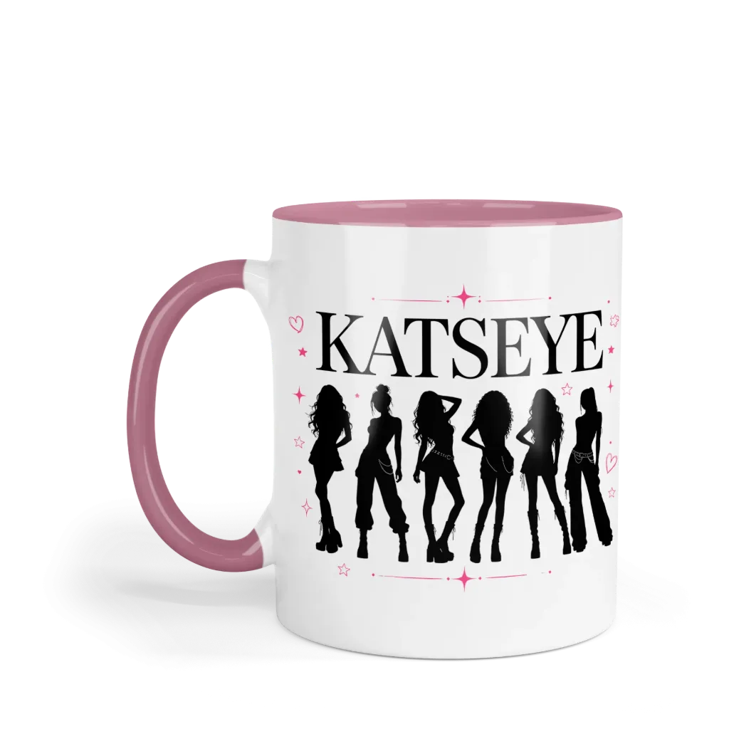 Taza 11 Oz LK1102. Katseye Eyekons (Sin personalizado)