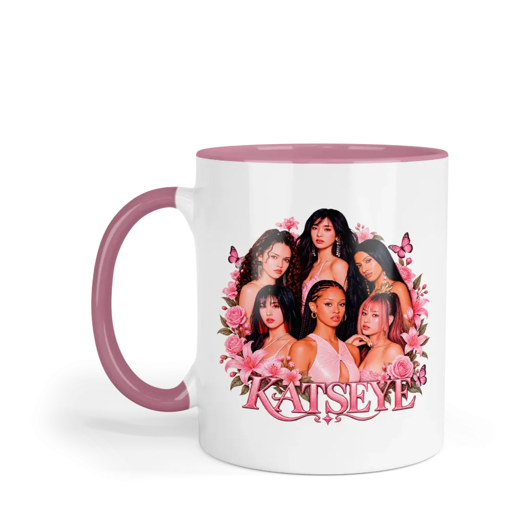 Taza 11 Oz LK1105. Katseye Eyekons (Sin personalizado)