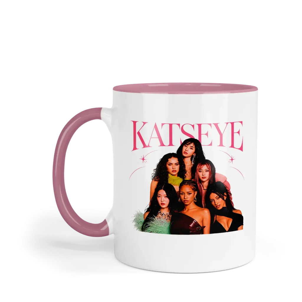 Taza 11 Oz LK1110. Katseye Eyekons (Sin personalizado)
