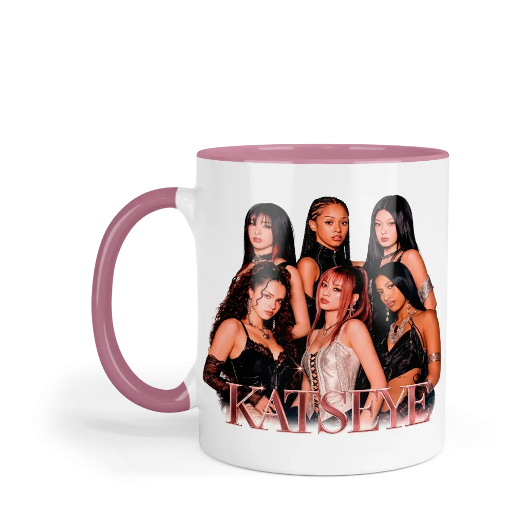 Taza 11 Oz LK1122. Katseye Eyekons (Sin personalizado)