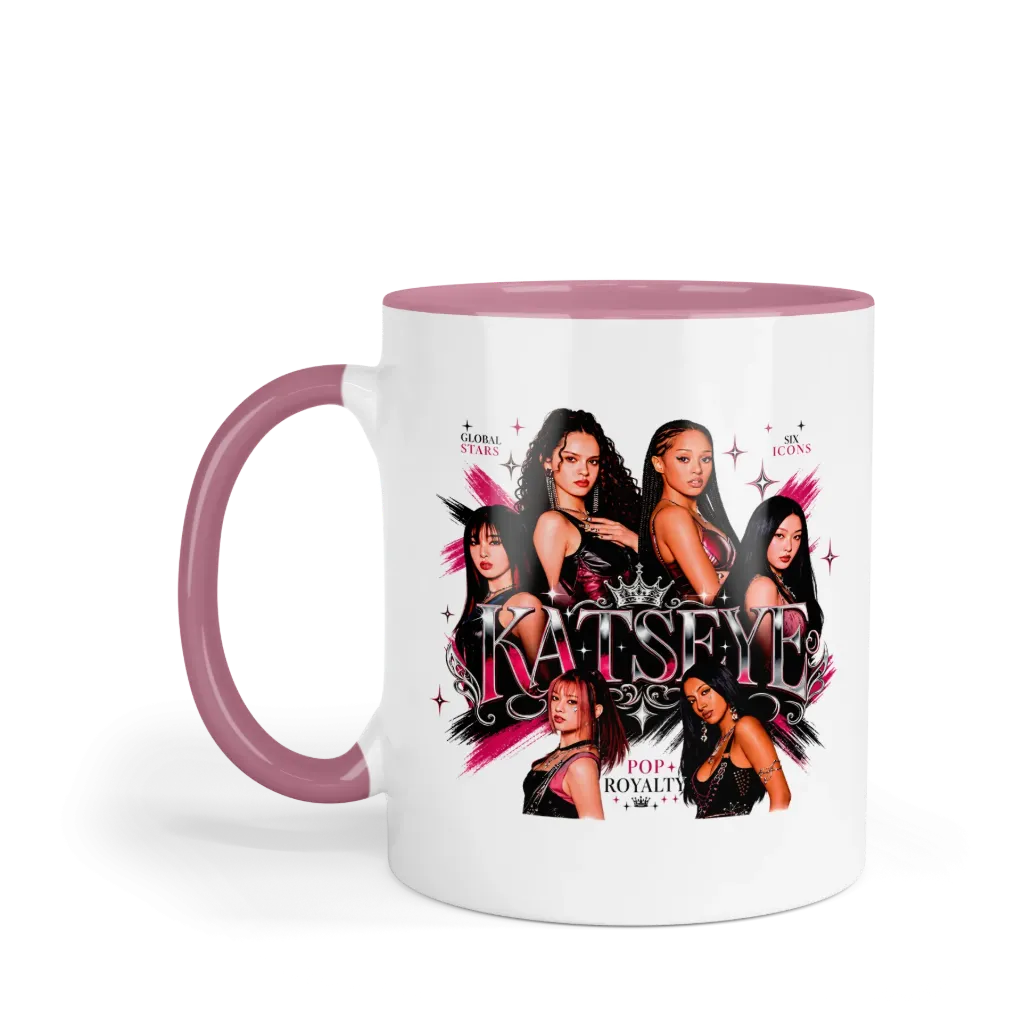 Taza 11 Oz LK1126. Katseye Eyekons (Sin personalizado)