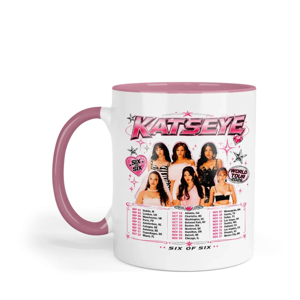 Taza 11 Oz LK1131. Katseye Eyekons (Sin personalizado)