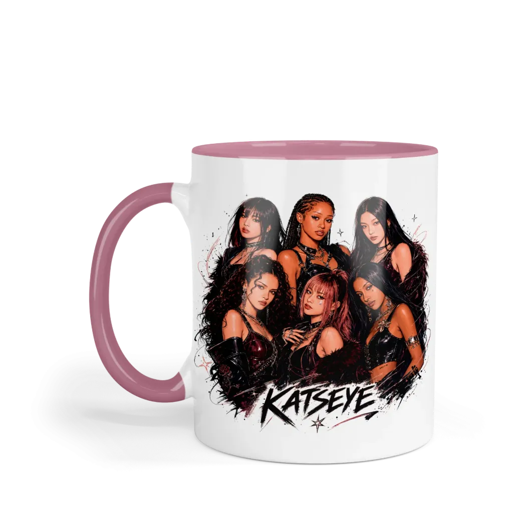 Taza 11 Oz LK1133. Katseye Eyekons (Sin personalizado)