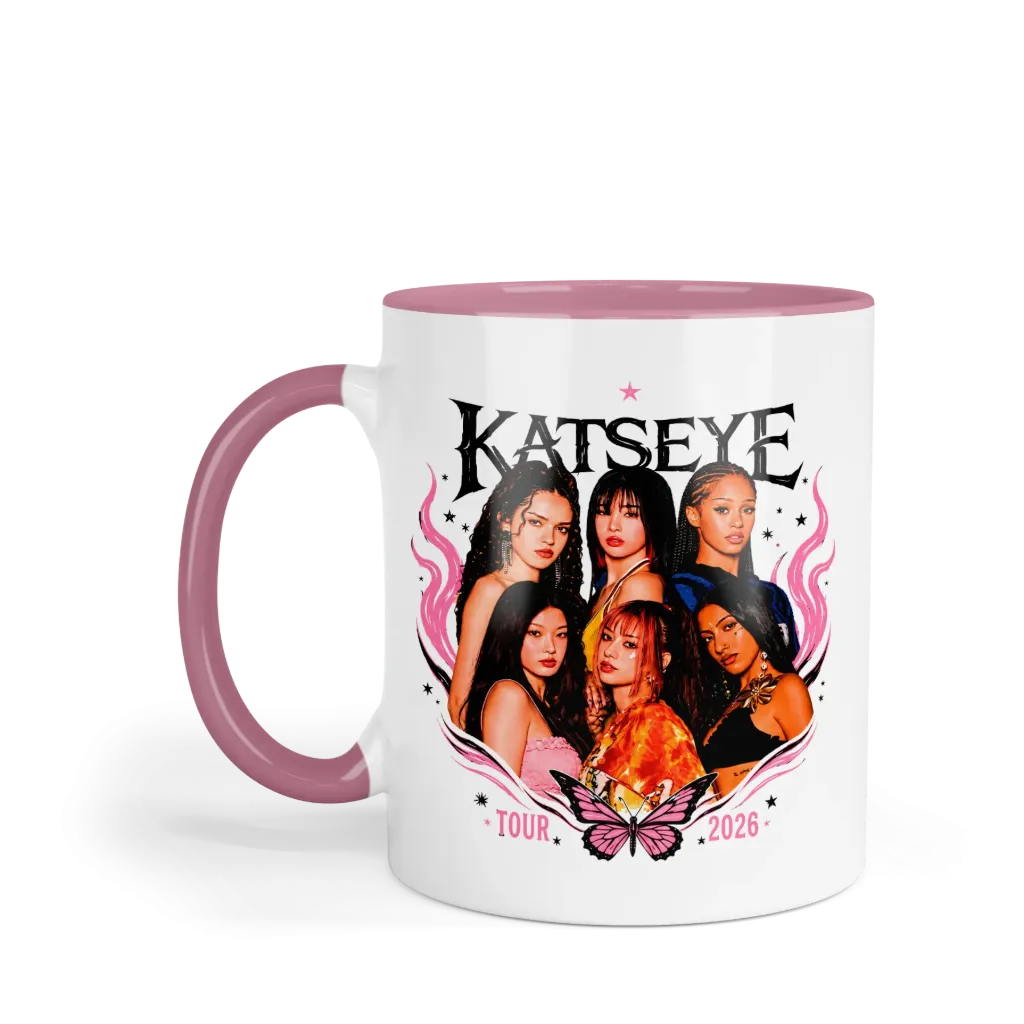 Taza 11 Oz LK1136. Katseye Eyekons (Sin personalizado)