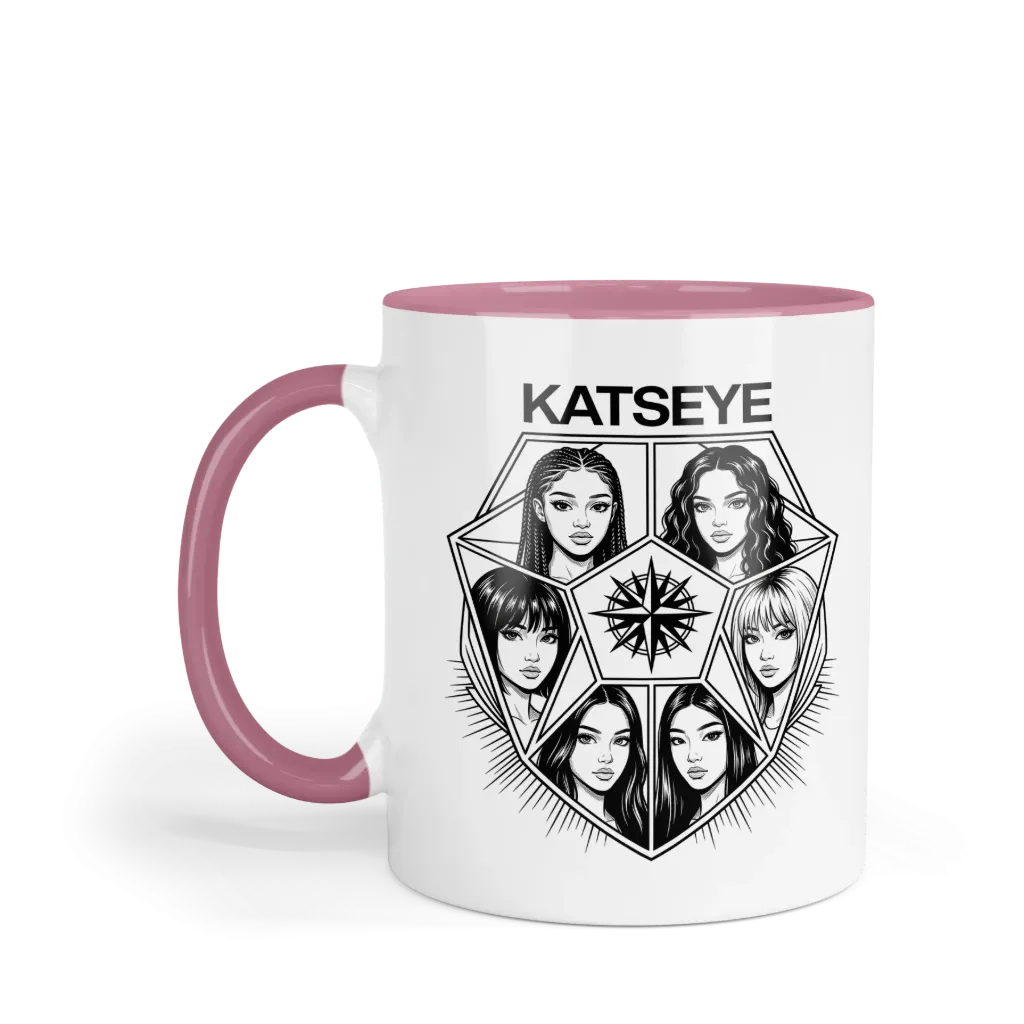 Taza 11 Oz LK1138. Katseye Eyekons (Sin personalizado)