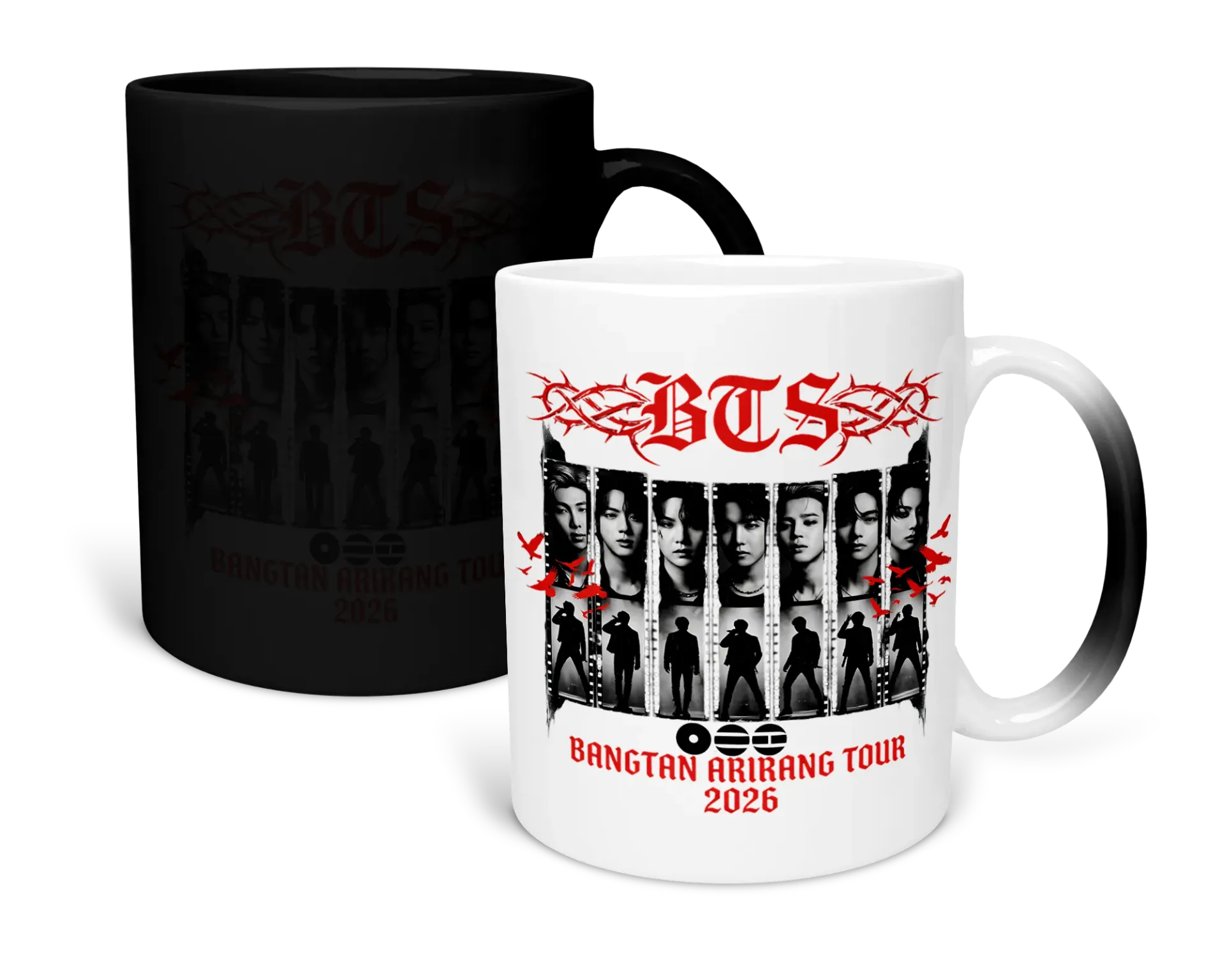 Taza 11 Oz LK1269. BTS We are back (Con nombre)