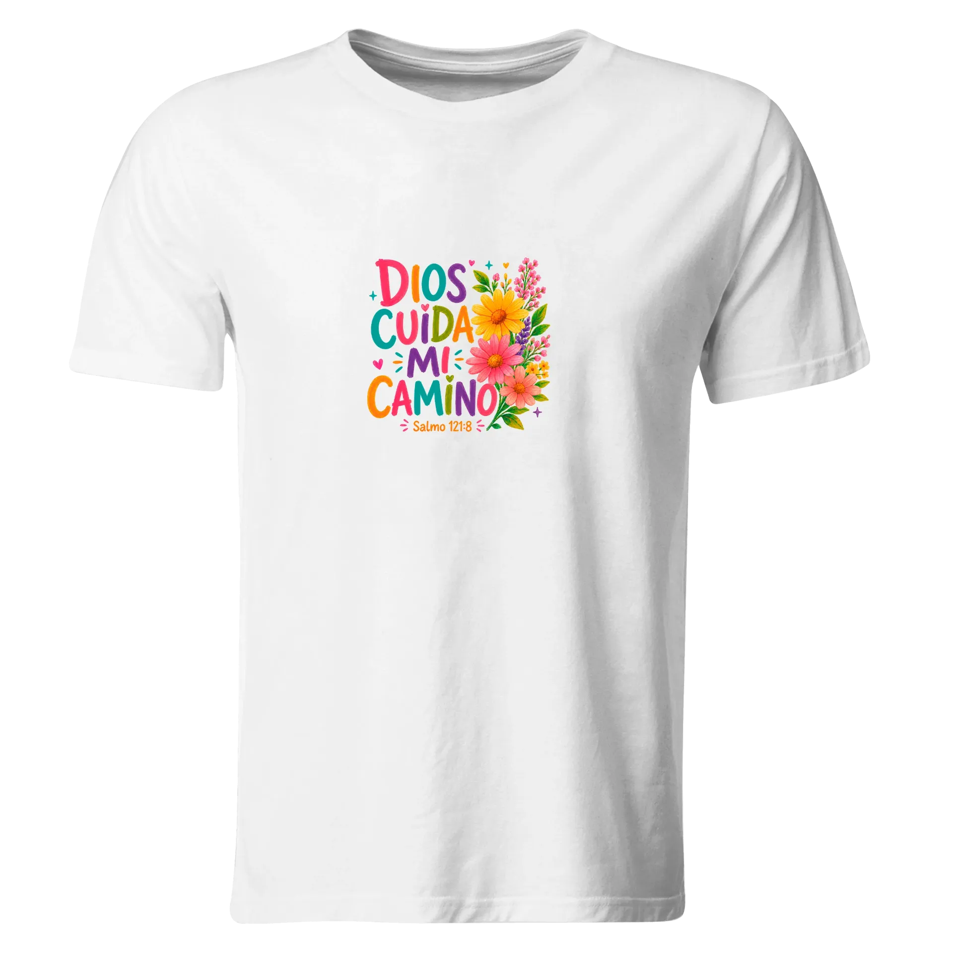 Playera Religiosa RG241. Versiculo Bíblico Cristiana Católica