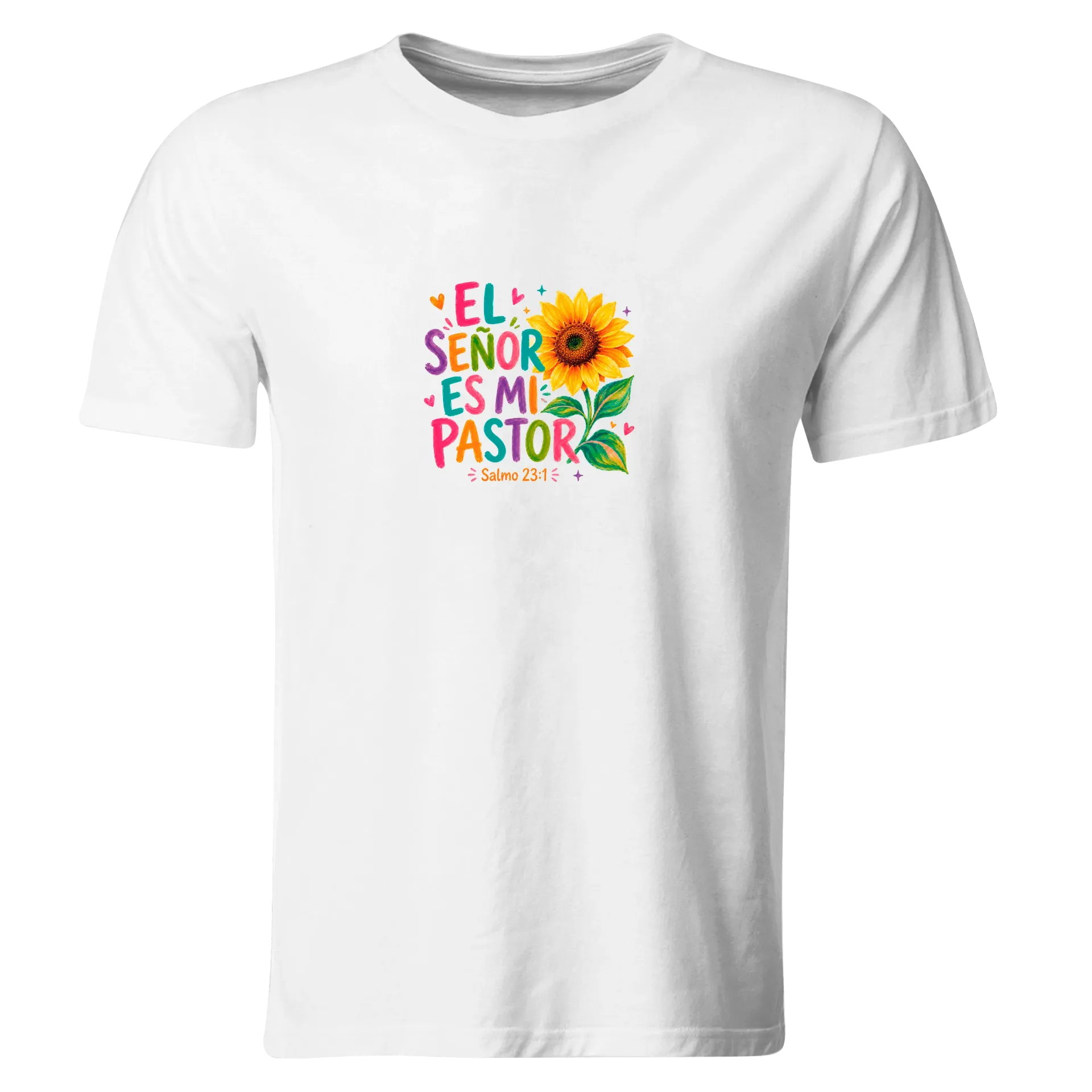 Playera Religiosa RG244. Versiculo Bíblico Cristiana Católica