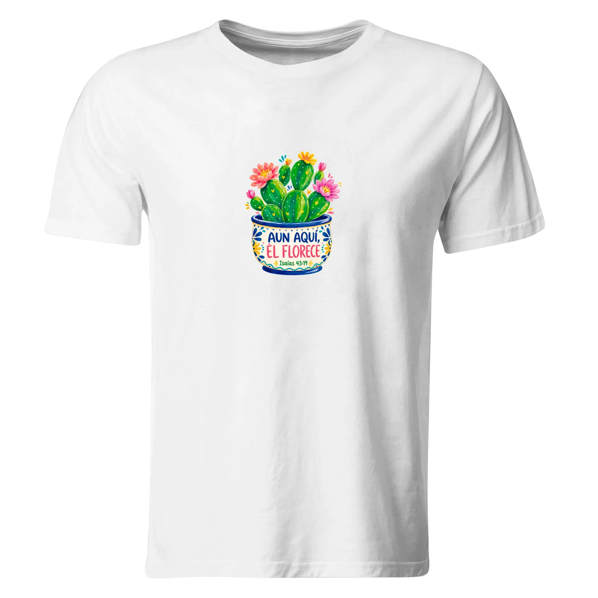 Playera Religiosa RG252. Versiculo Bíblico Cristiana Católica