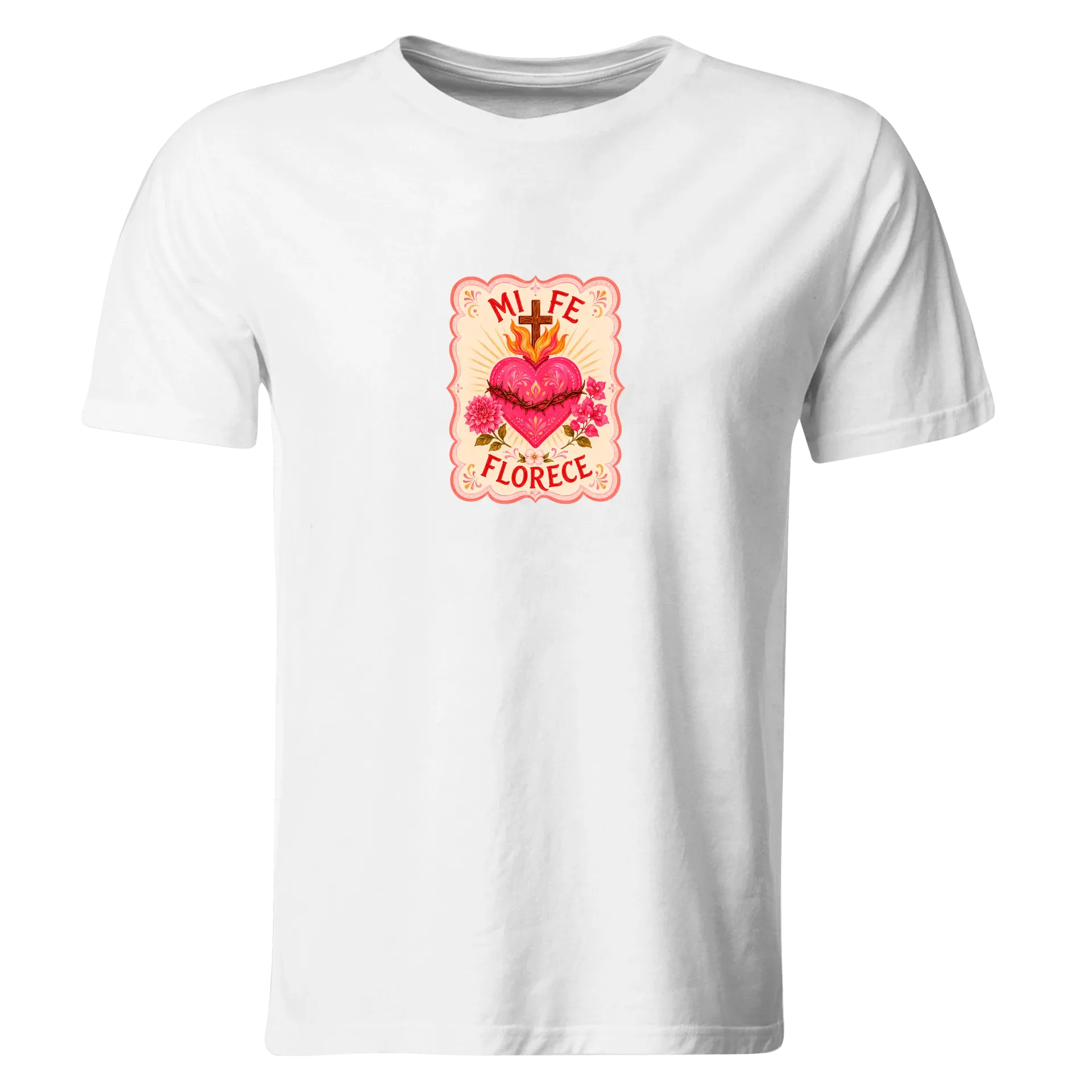 Playera Religiosa RG253. Versiculo Bíblico Cristiana Católica