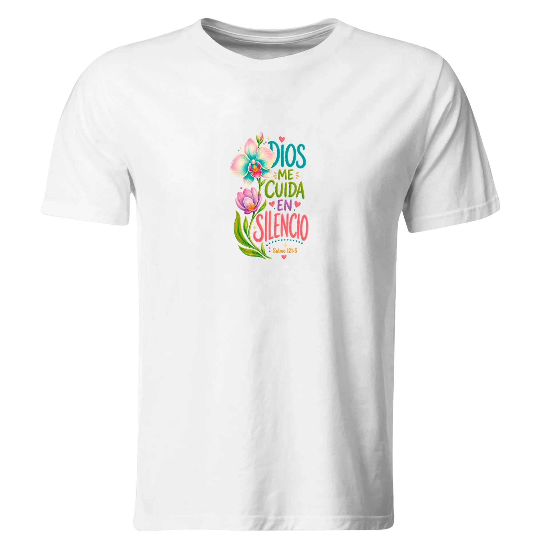 Playera Religiosa RG255. Versiculo Bíblico Cristiana Católica