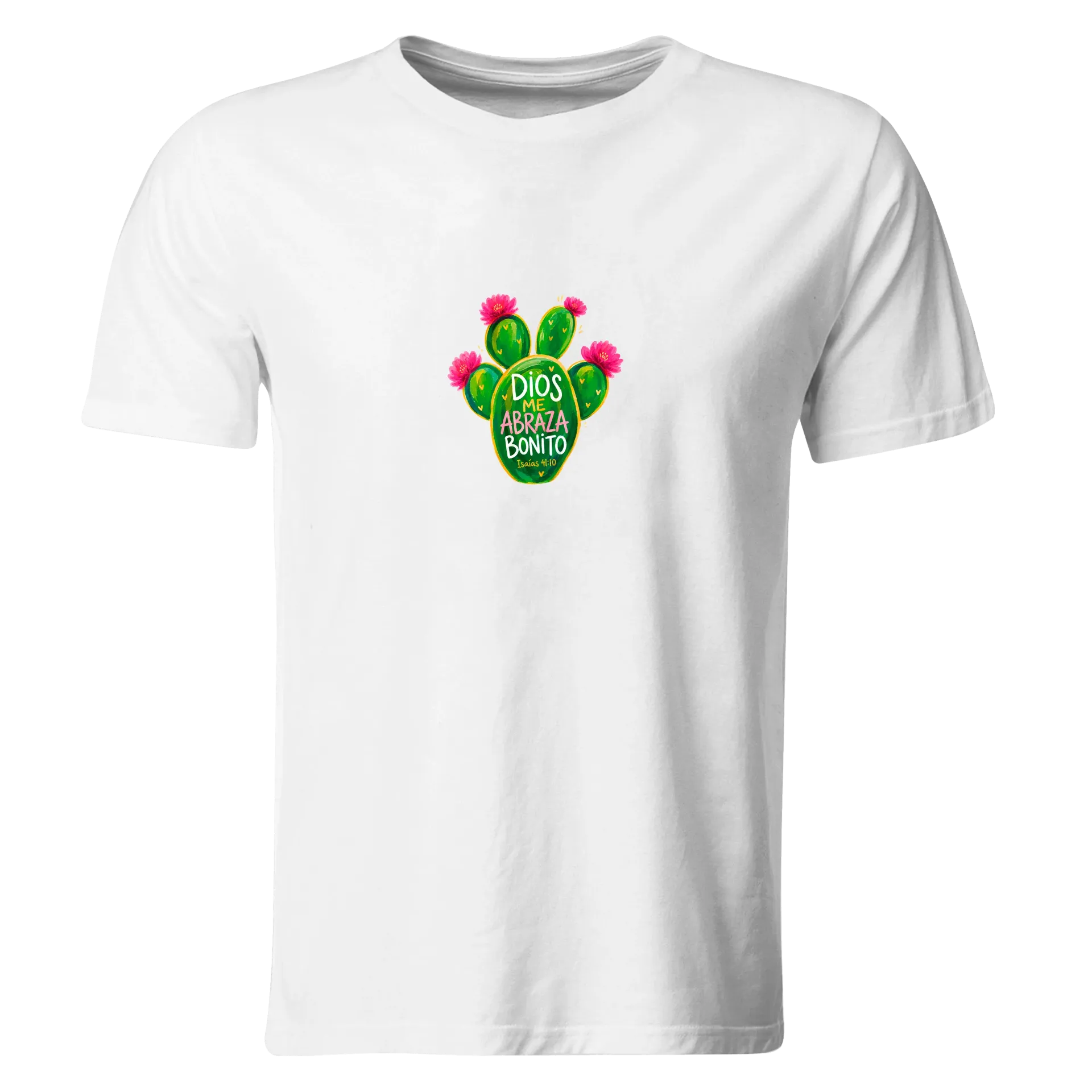 Playera Religiosa RG256. Versiculo Bíblico Cristiana Católica