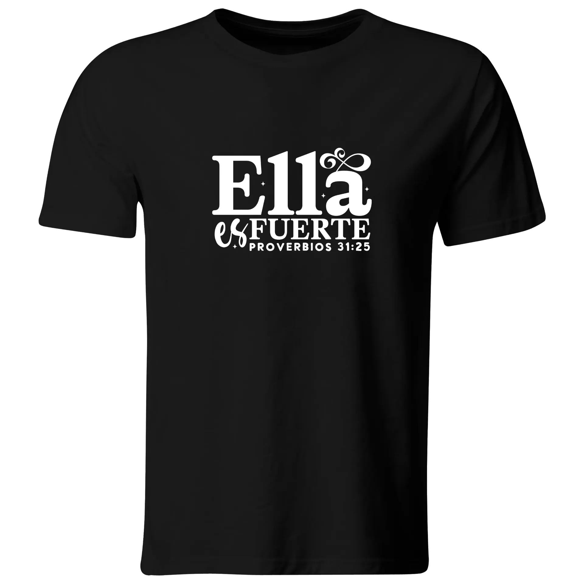 Playera Religiosa RG261. Versiculo Bíblico Cristiana Católica