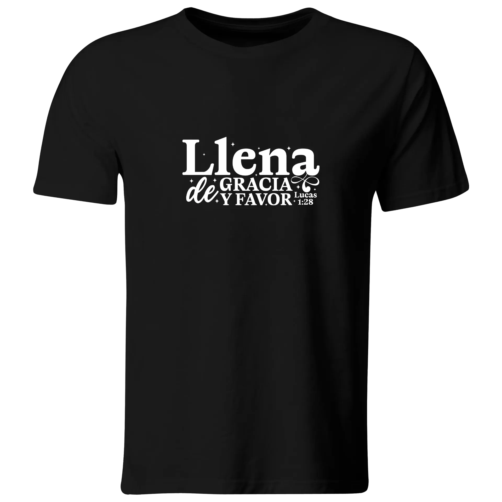 Playera Religiosa RG262. Versiculo Bíblico Cristiana Católica
