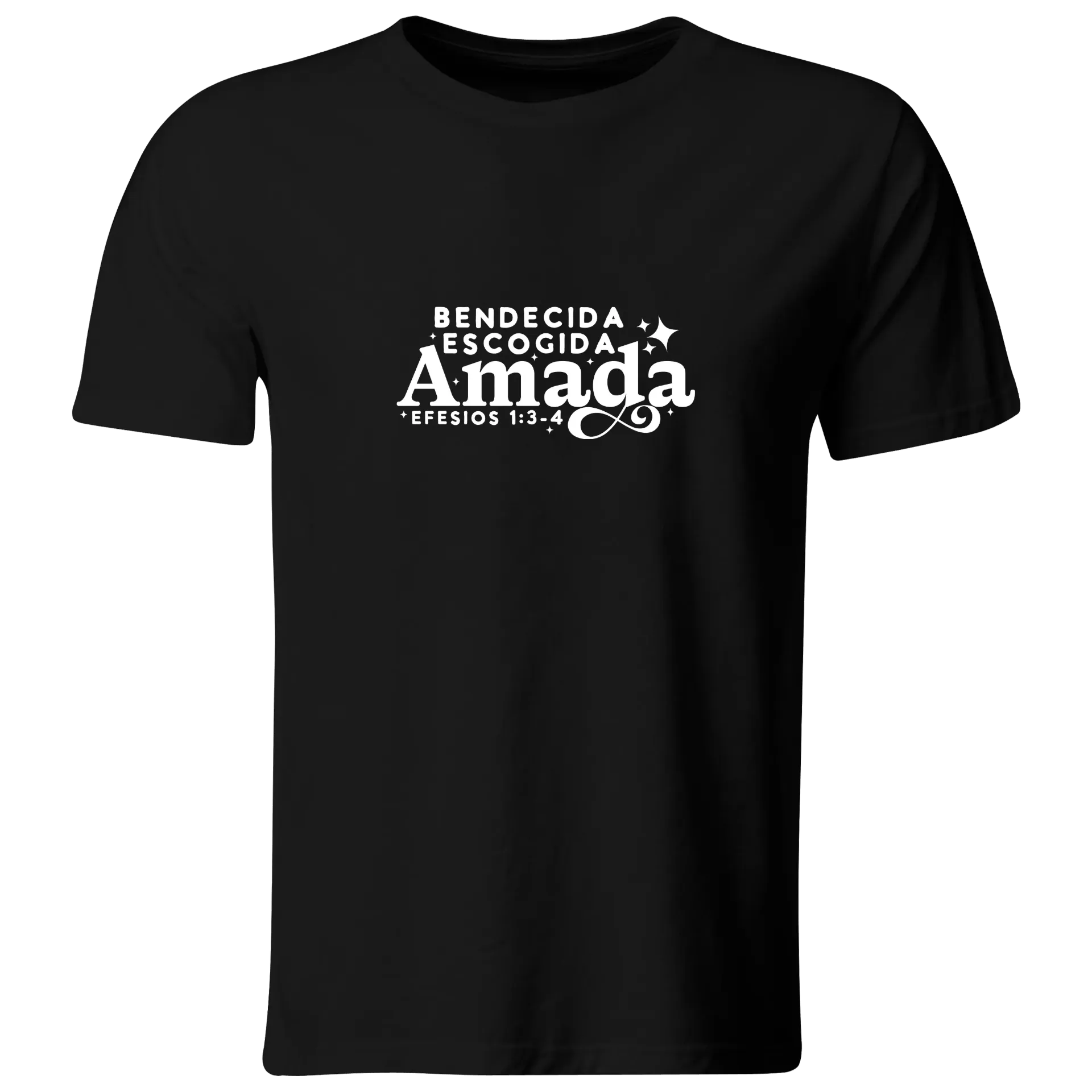 Playera Religiosa RG263. Versiculo Bíblico Cristiana Católica