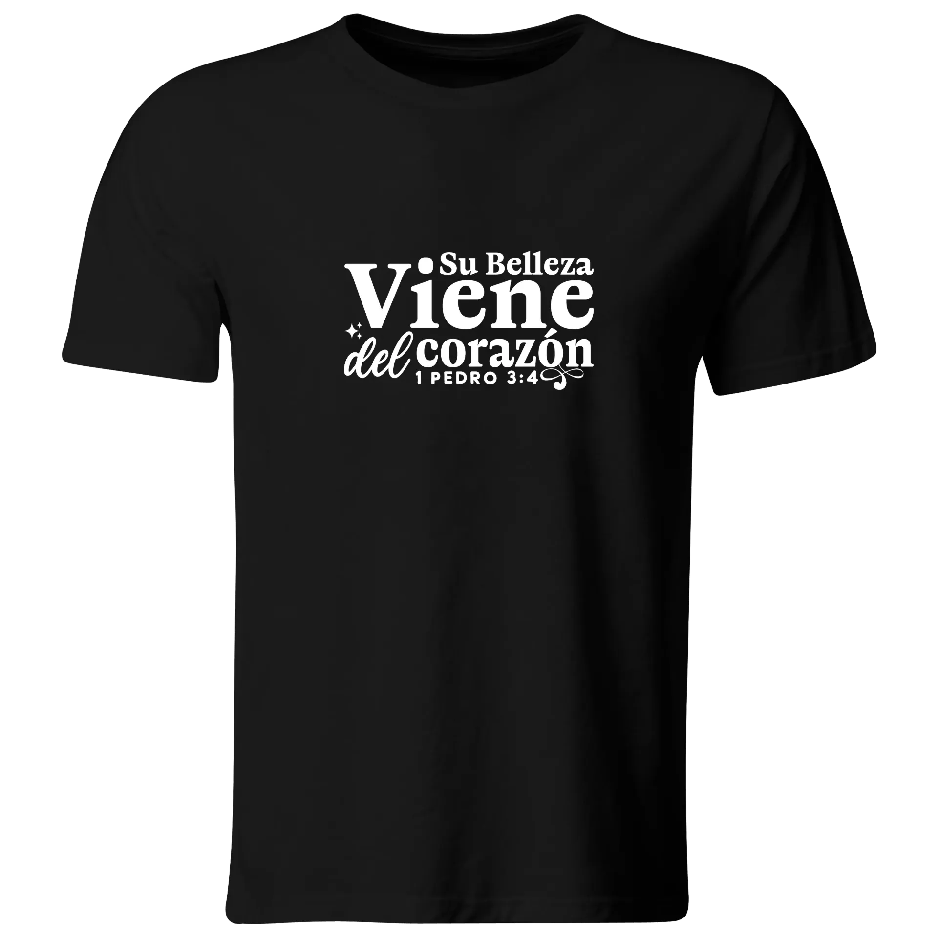 Playera Religiosa RG264. Versiculo Bíblico Cristiana Católica