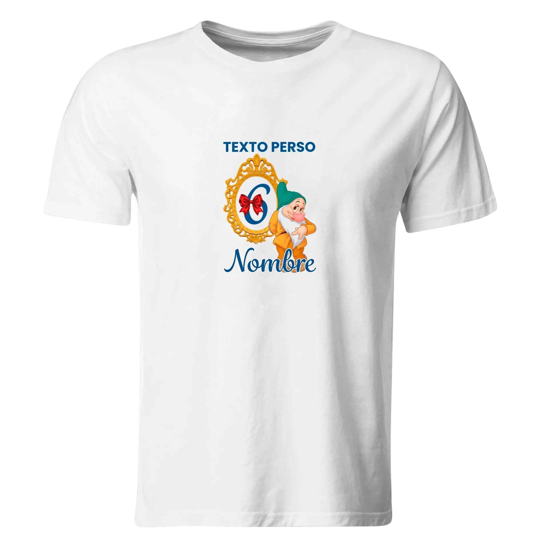 Playera Personalizada Cumpleaños Pc349. Princesa Blancanieves