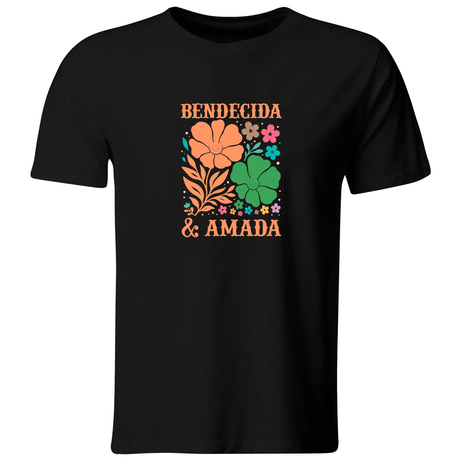 Playera DTF Religiosa RG197. Versiculo Bíblico Cristiana Católica