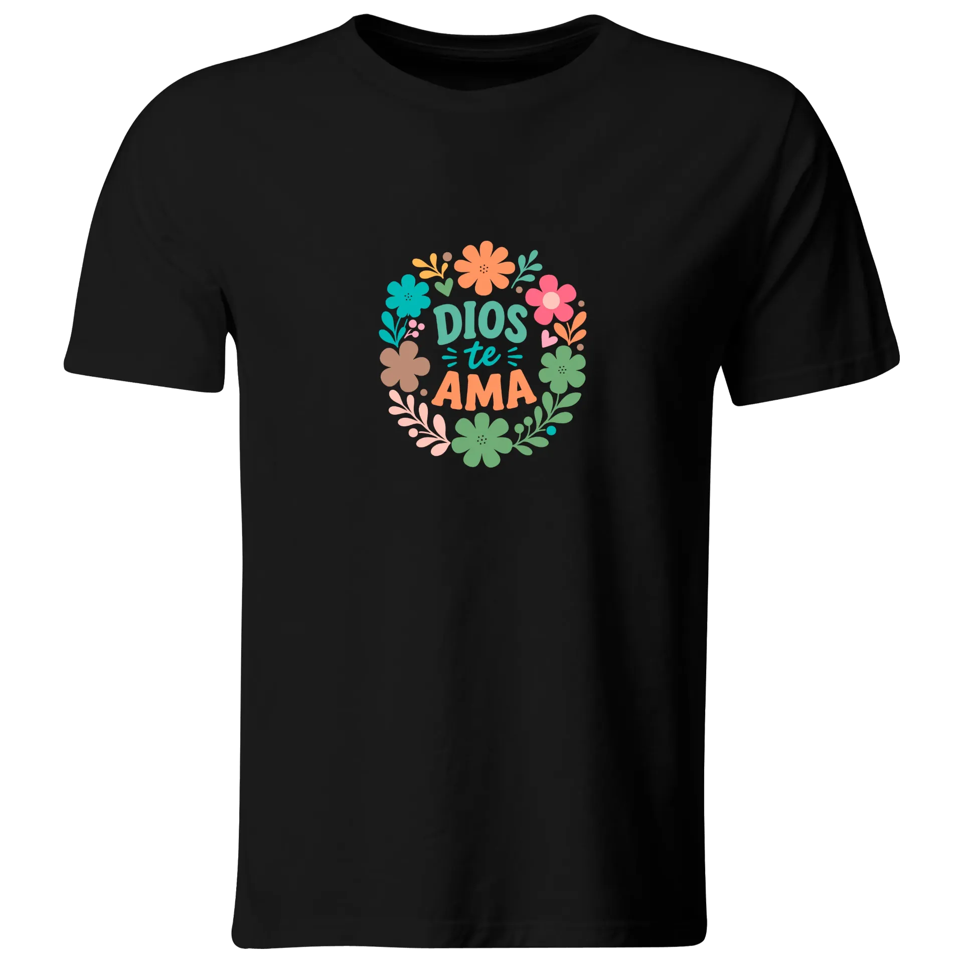 Playera DTF Religiosa RG198. Versiculo Bíblico Cristiana Católica
