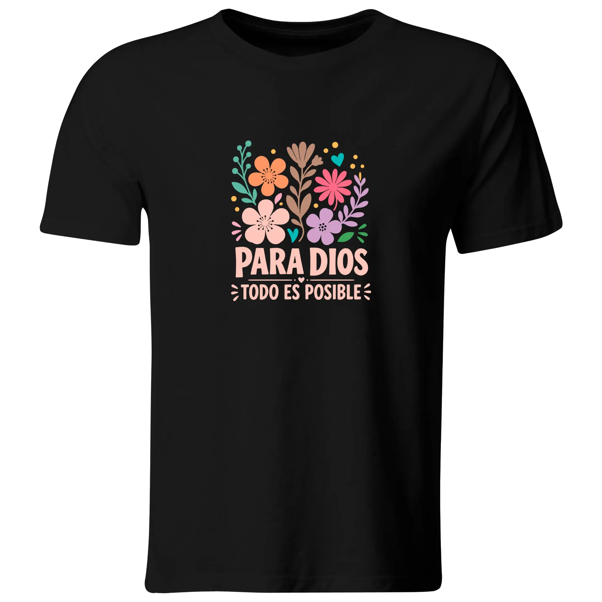 Playera DTF Religiosa RG217. Versiculo Bíblico Cristiana Católica