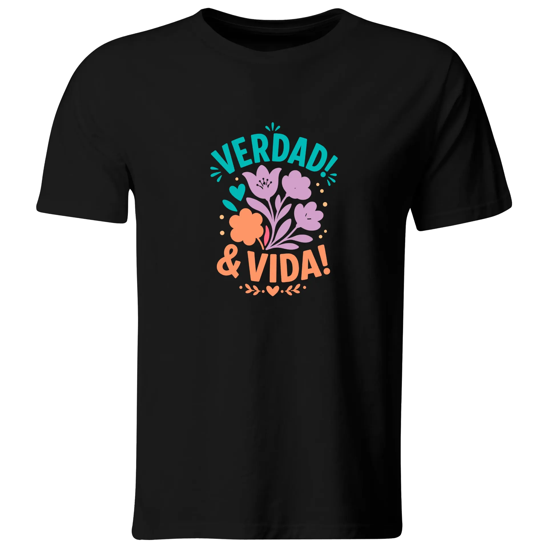 Playera DTF Religiosa RG219. Versiculo Bíblico Cristiana Católica