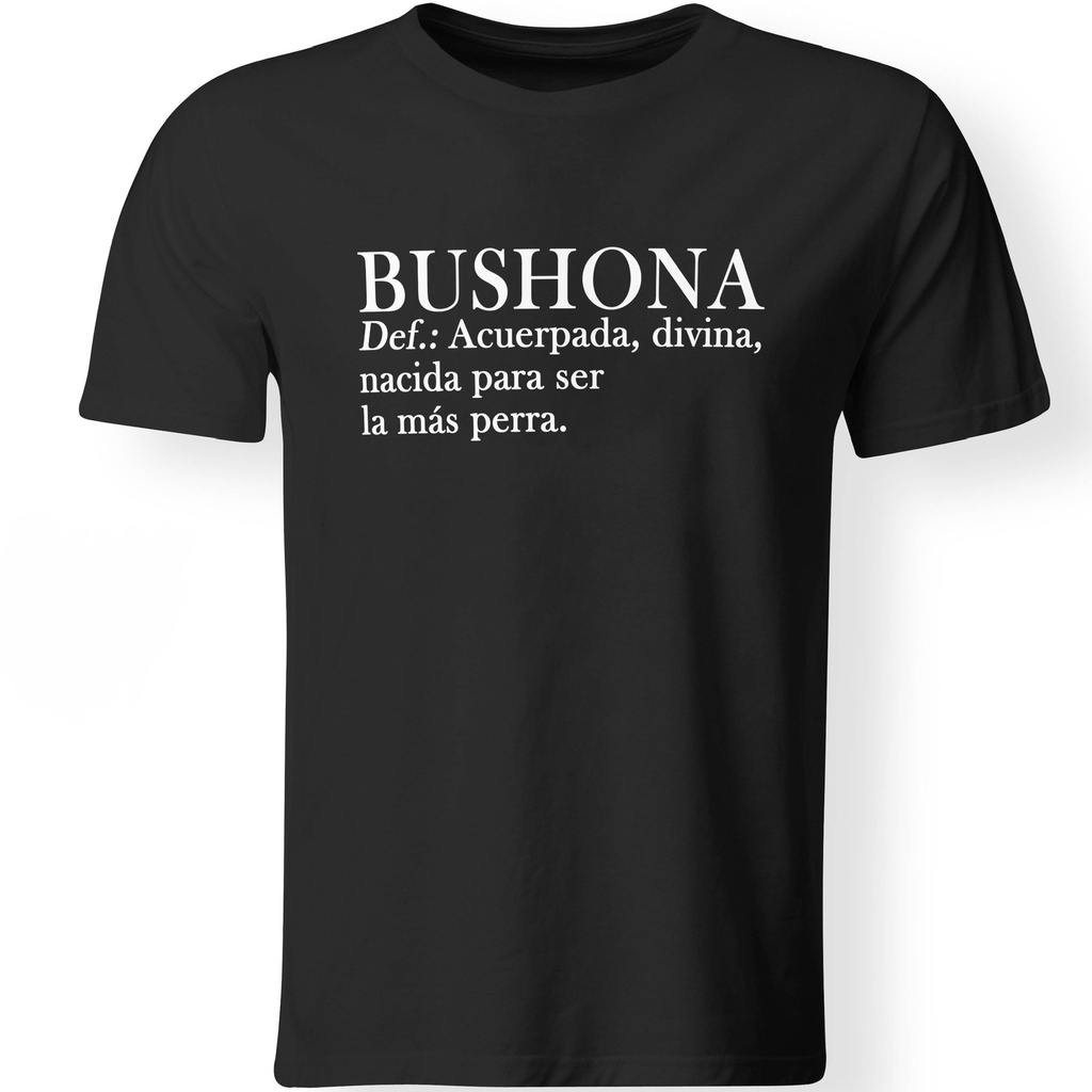 Playera estampada Bushona