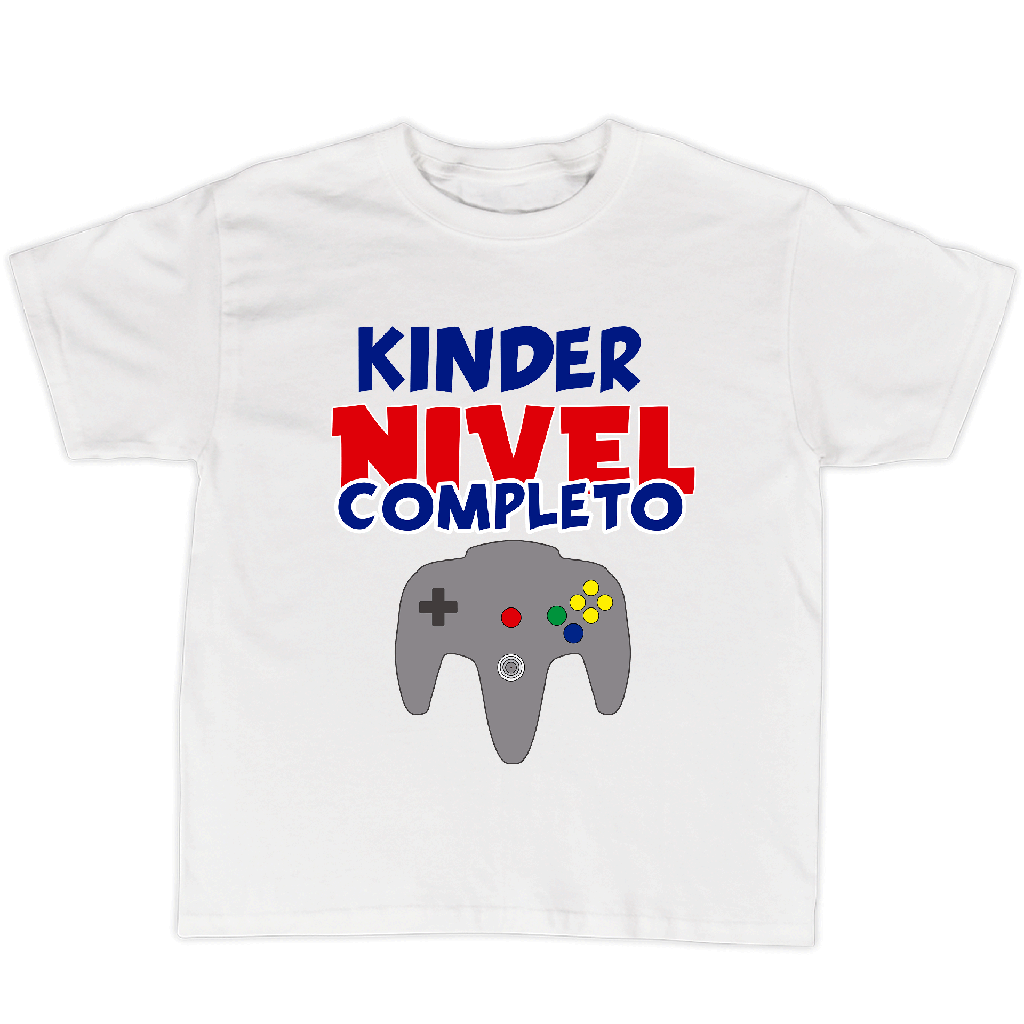 Playera graduación  gr7. Kinder nivel completo