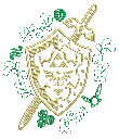 Playera bordada: Zelda (Escudo y espada).