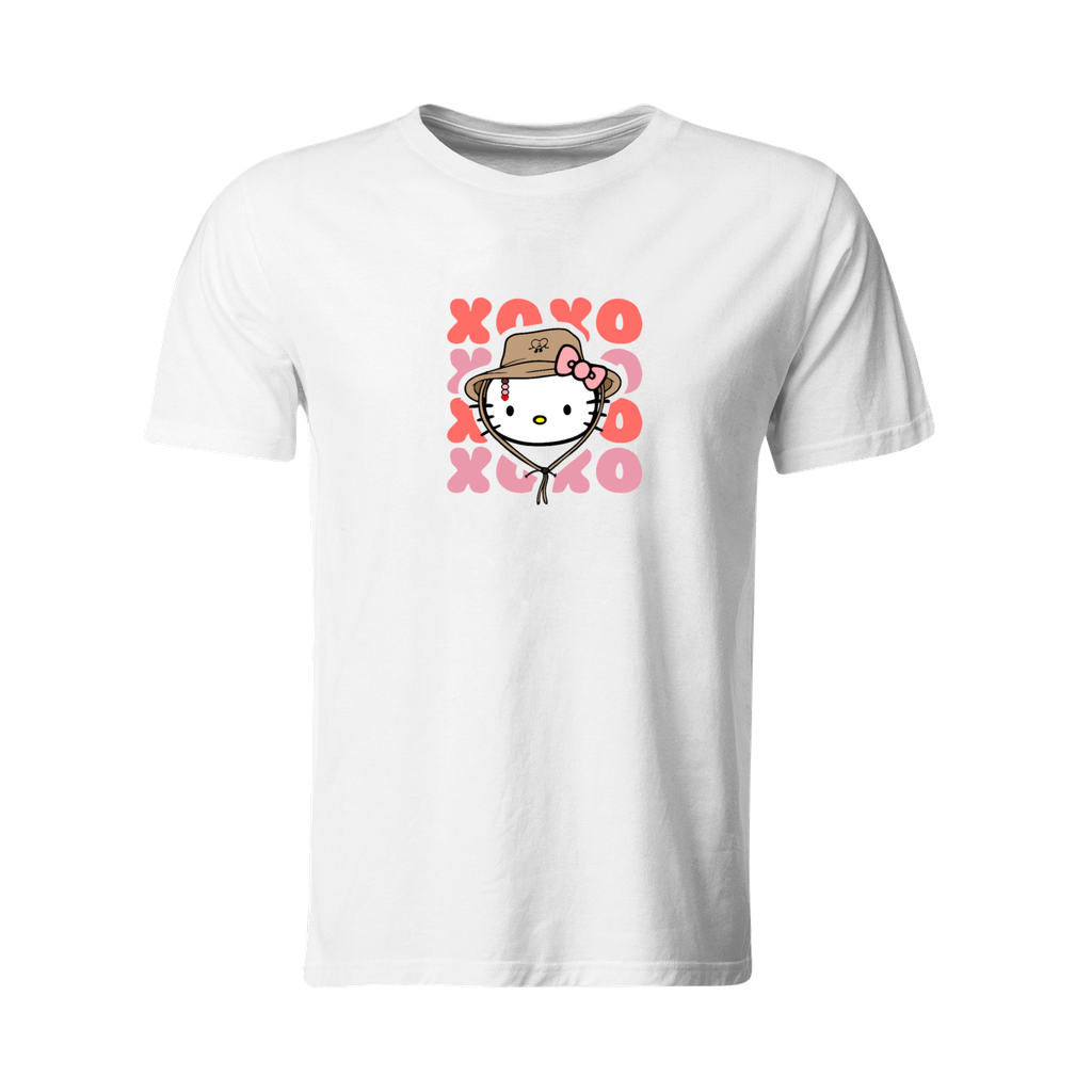 Playera Individual Lk327. San Valentín Bad Bunny Kitty Anim (Recto​)