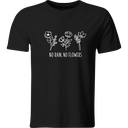 Playera Color Lk202. Frase No Rain No Flowers Anime (copia)