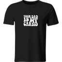 Playera Color Lk464. Frase meme tu papa es mi cardio. Sugar