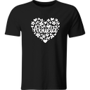Playera Color Lk471. Frase abuela corazon regalo