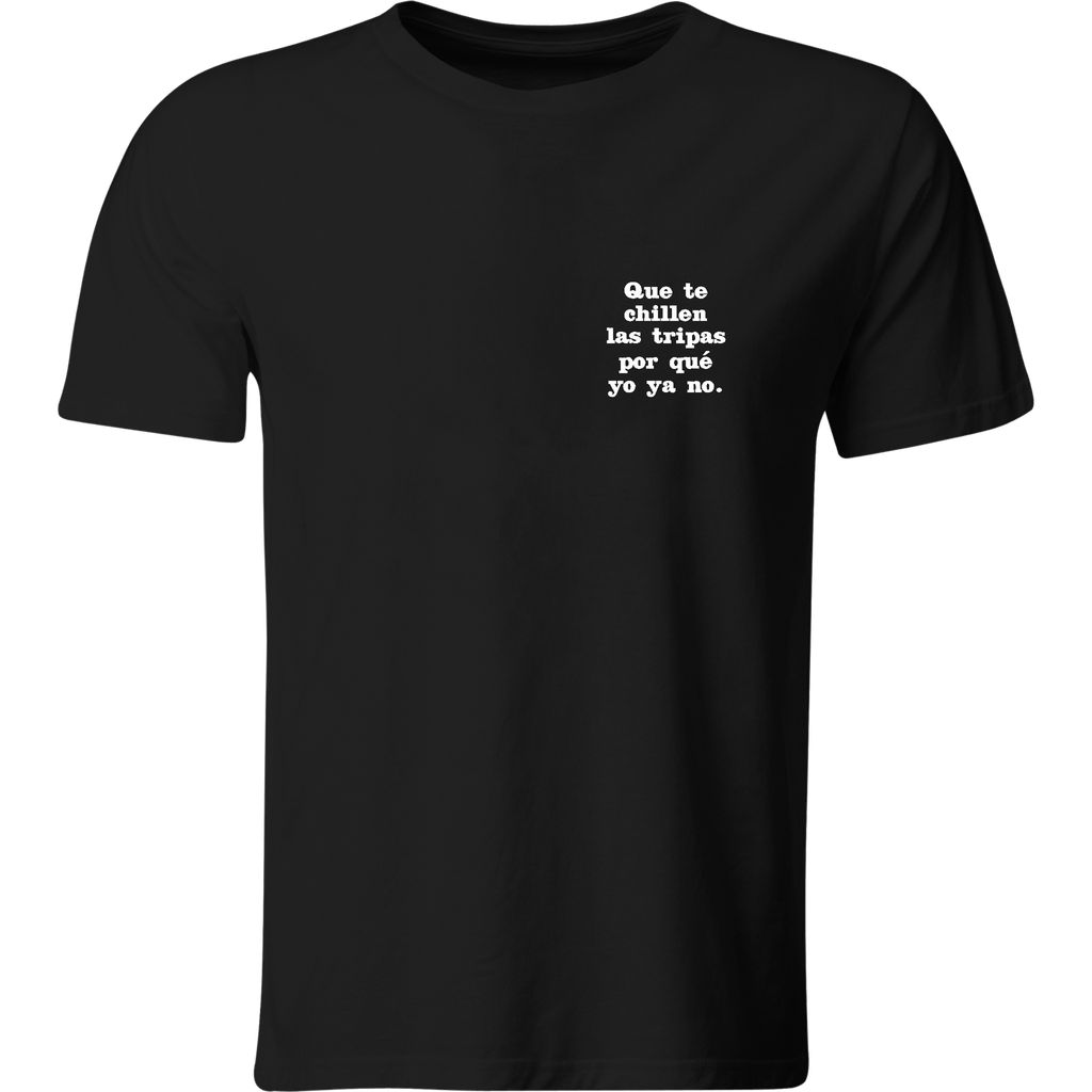 Playera Individual Bordada lc1. Frase meme que te chillen