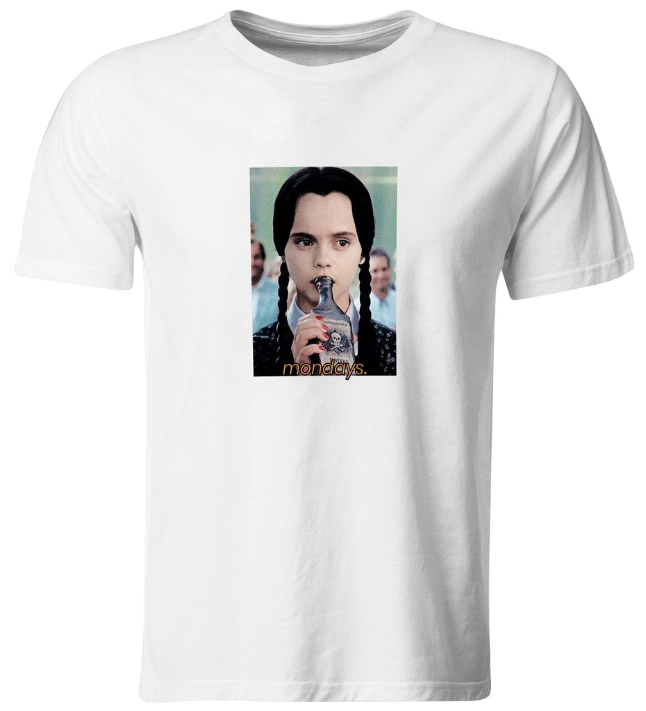 Playera Merlina Addams: Mondays