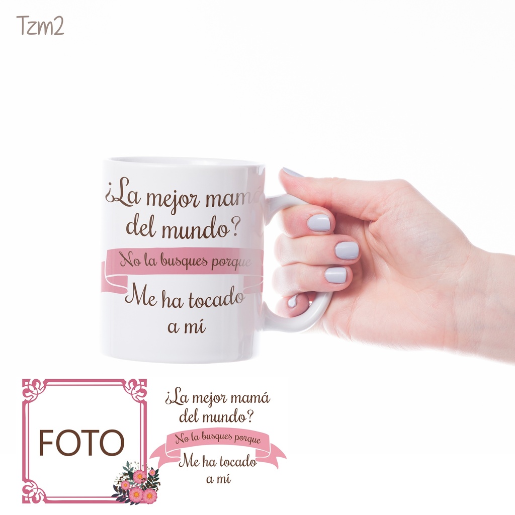 Taza tzm2. Taza día de las madres (Con nombre)