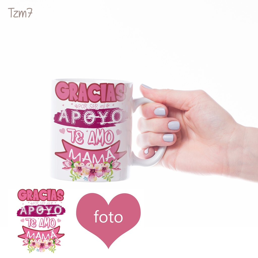 Taza tzm7. Taza día de las madres (Con nombre)