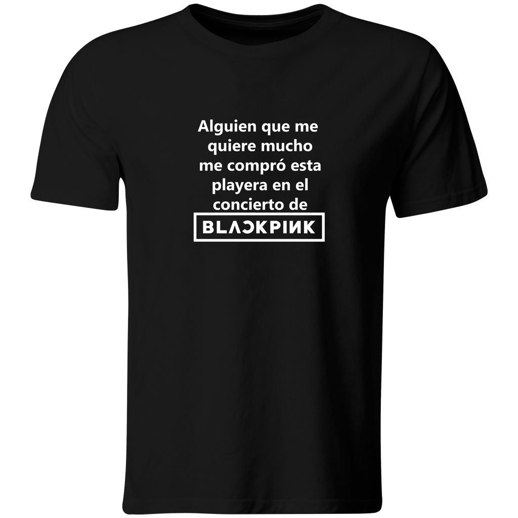 Playera Color Ic11. Frase Meme. concierto kpop famosos (Recto​, Negro​, Blanco)