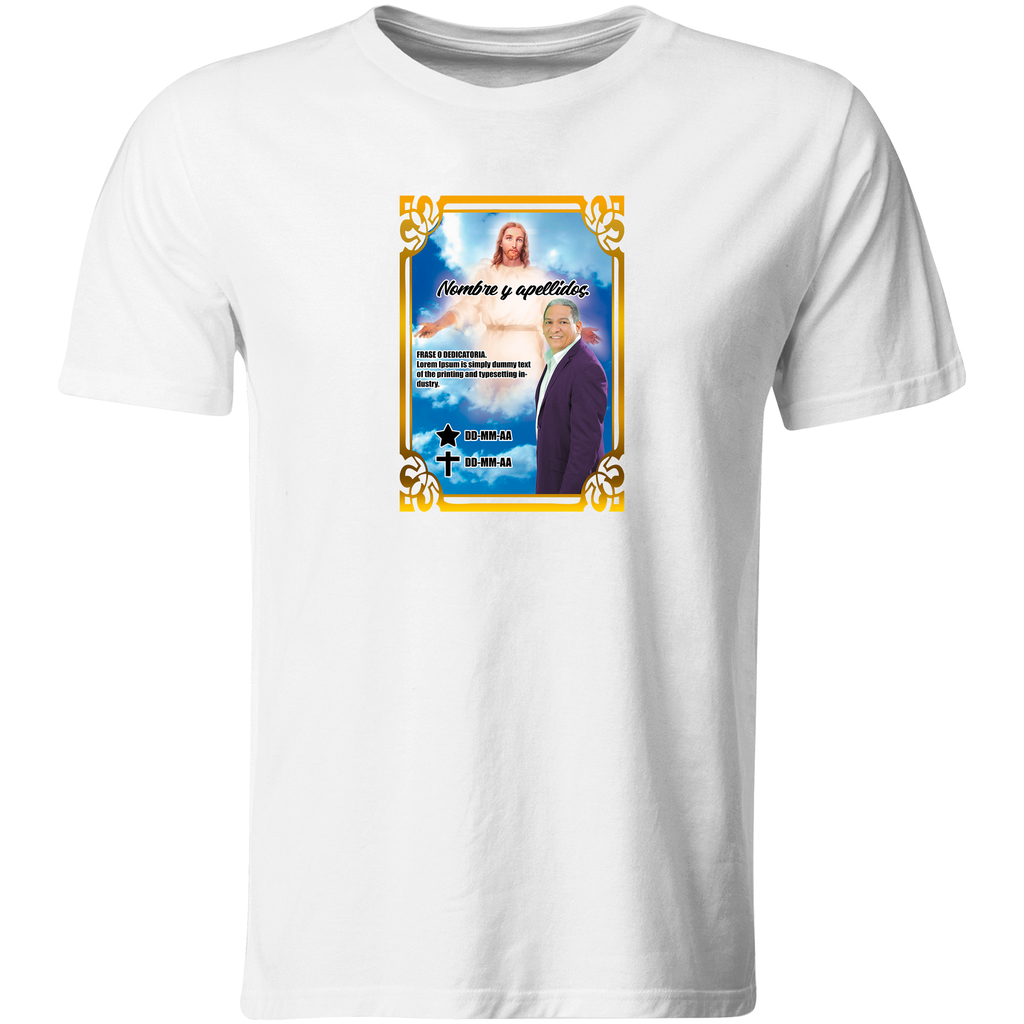 Playera Novenario Pn2. Foto + Texto Personalizado. Aniversar (Recto​)