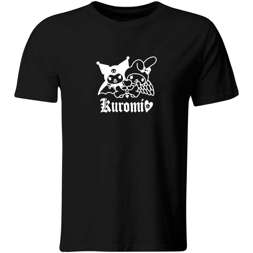 Playera Color Ic32. Meme Aesthetic Anime Manga Kawaii Fanart (Recto​, Negro​, Blanco)