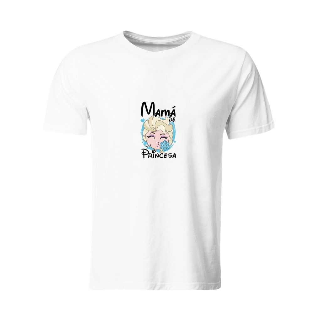 Playeras mamá e hijos:  Mamá de una princesa | Princesa Frozen Elsa | DM629