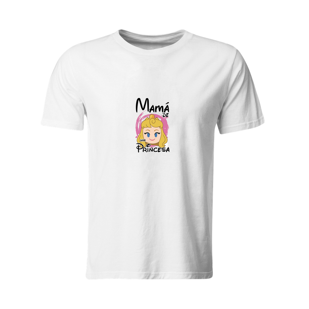 Playeras mamá e hijos:  Mamá de una princesa Aurora | Bella durmiente. DM656