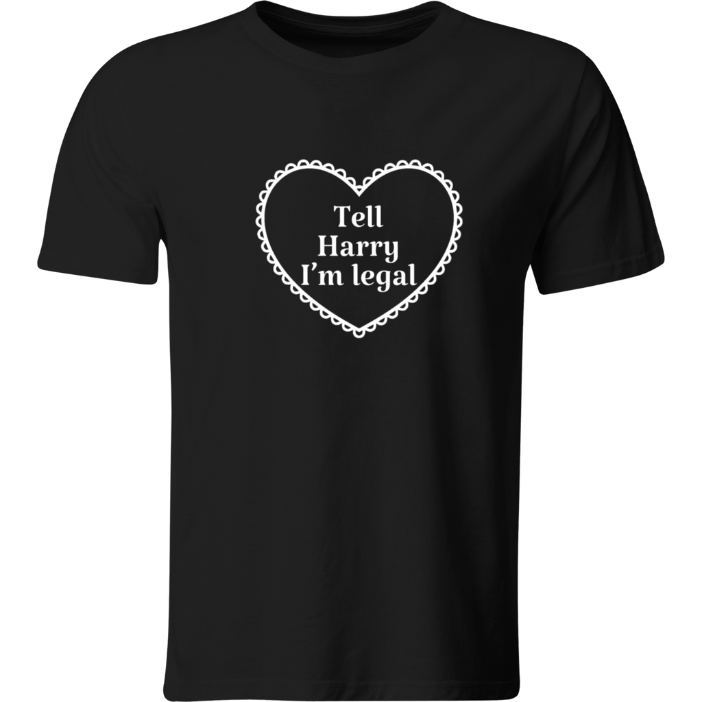 Playera Color Lk204. Frase Harry Styles Llámame Soy Legal
