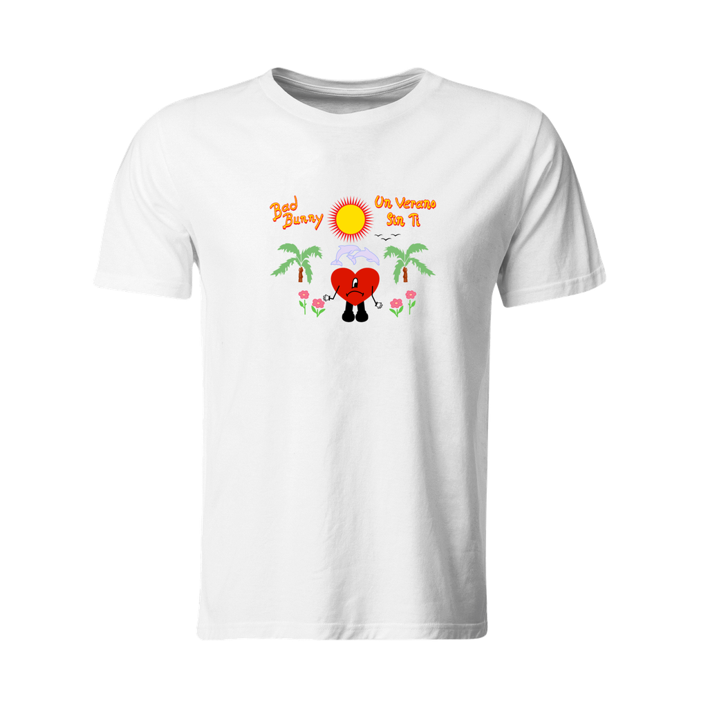 Playera Individual Lk217. Bad Bunny Un Verano Sin Ti Corazon