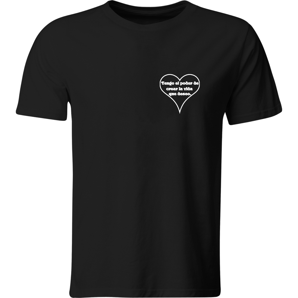 Playera Individual Bordada Lc8. Frase positiva motivación