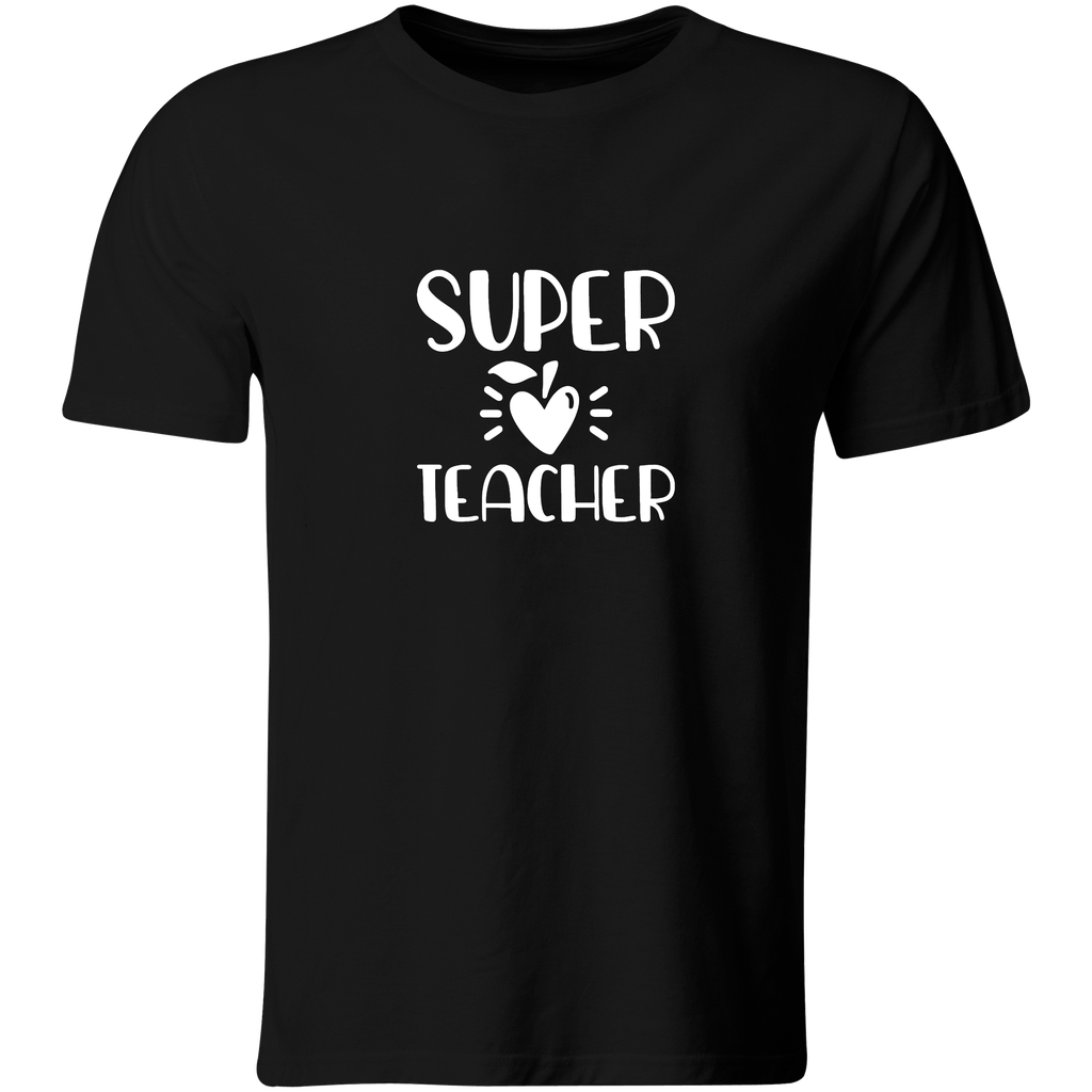 Playera color mt31. Super maestra | super maestro teacher