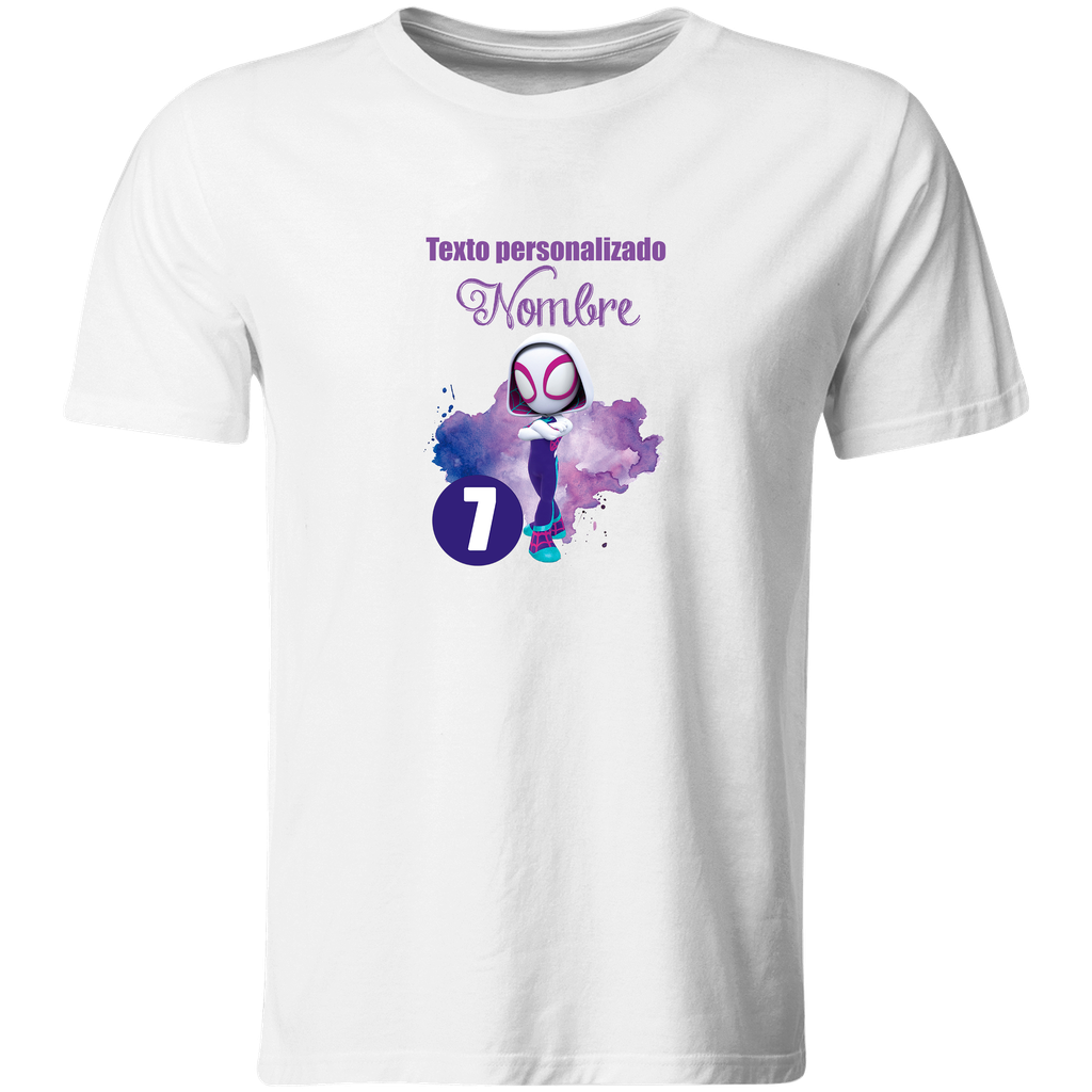 Playera Personalizada Cumpleaños Pc14. Hombre Araña Friends