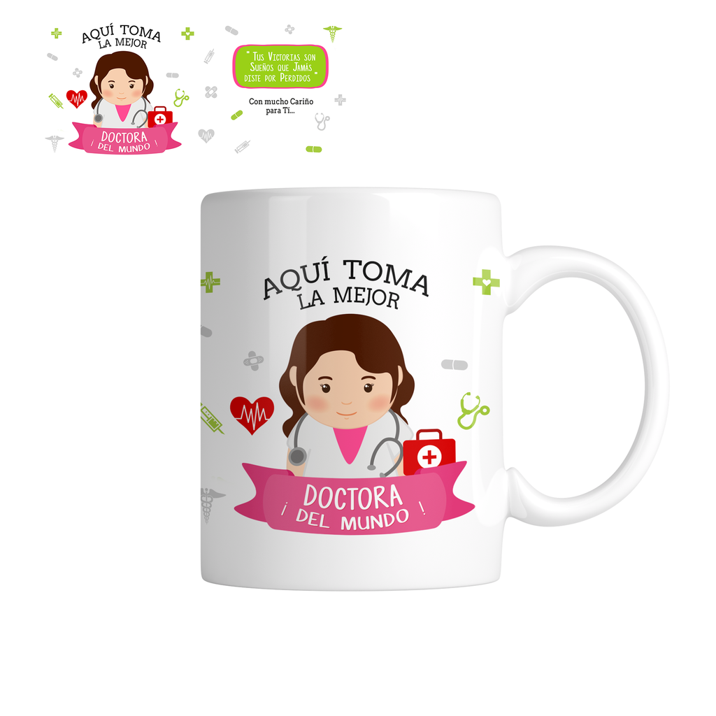 Taza TAP3. Aquí toma la mejor doctora