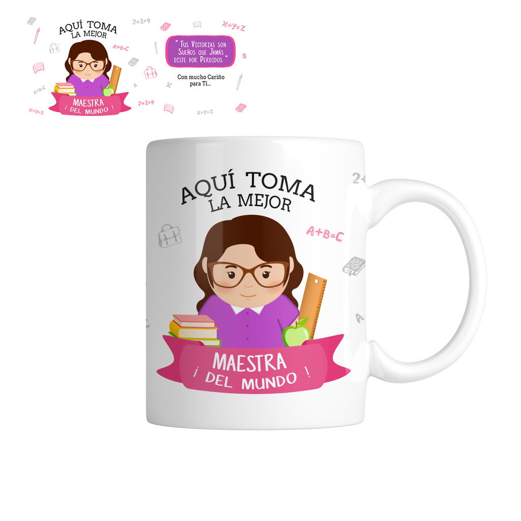 Taza TAP5. Aquí toma la mejor maestra